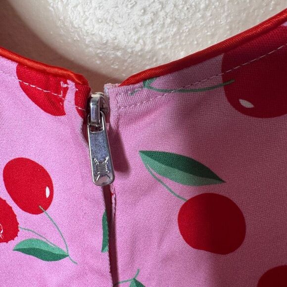 Coca Cola x Stitch Shoppe Dress Women's Large Pink Retro Sleeveless - Picture 9 of 10